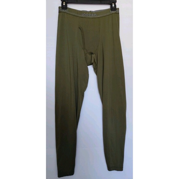 Lapasa 2 Pairs Men's Base Layer Smooth Feel Long Johns Size S/M (No size tag) - Picture 3 of 9